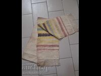 Dantela broderie Kennar din stofa tesuta manual veche