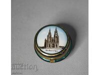 Boemia Veche Cutie Cristal Sticlă pentru Pastile