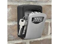 Mini seif pentru chei și obiecte mici cu cod pentru Airbnb 11,5x9