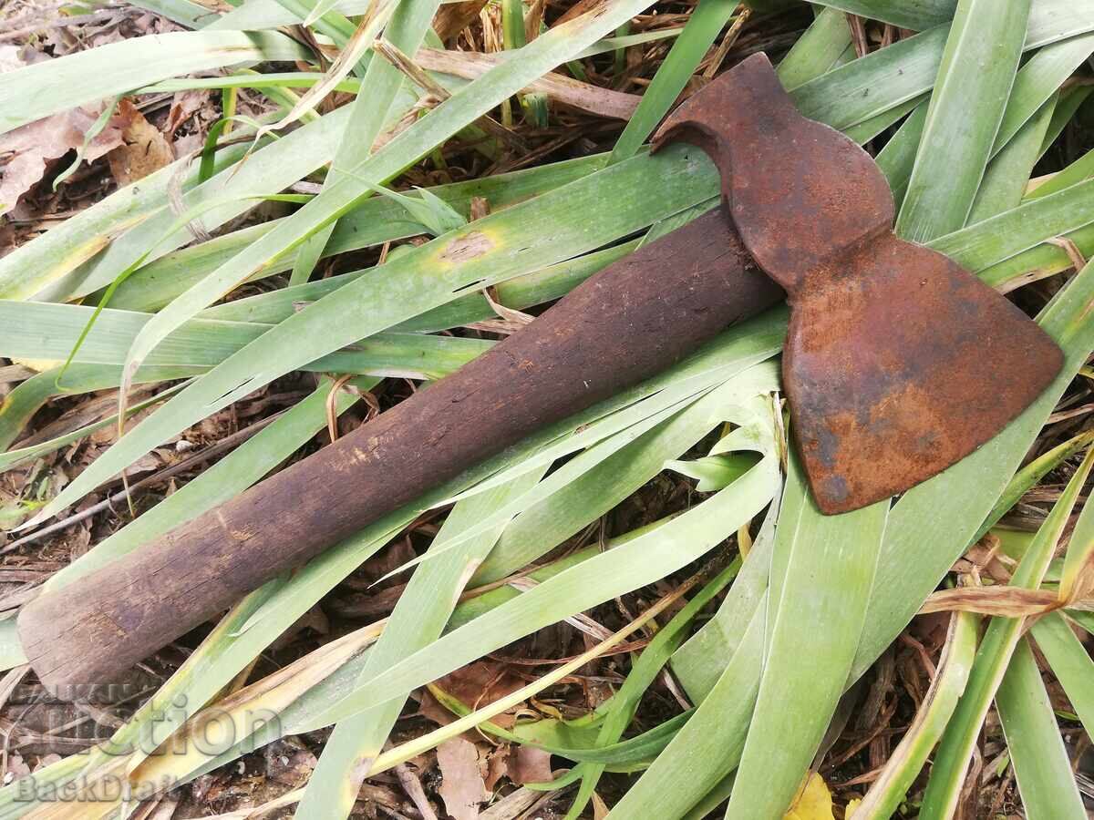Доставка на ВСВ WW2 Стара Немска пионерна брадва,топор,инструмент Доставка на ВСВ WW2 Стара Немска пионерна брадва,топор,инструмент