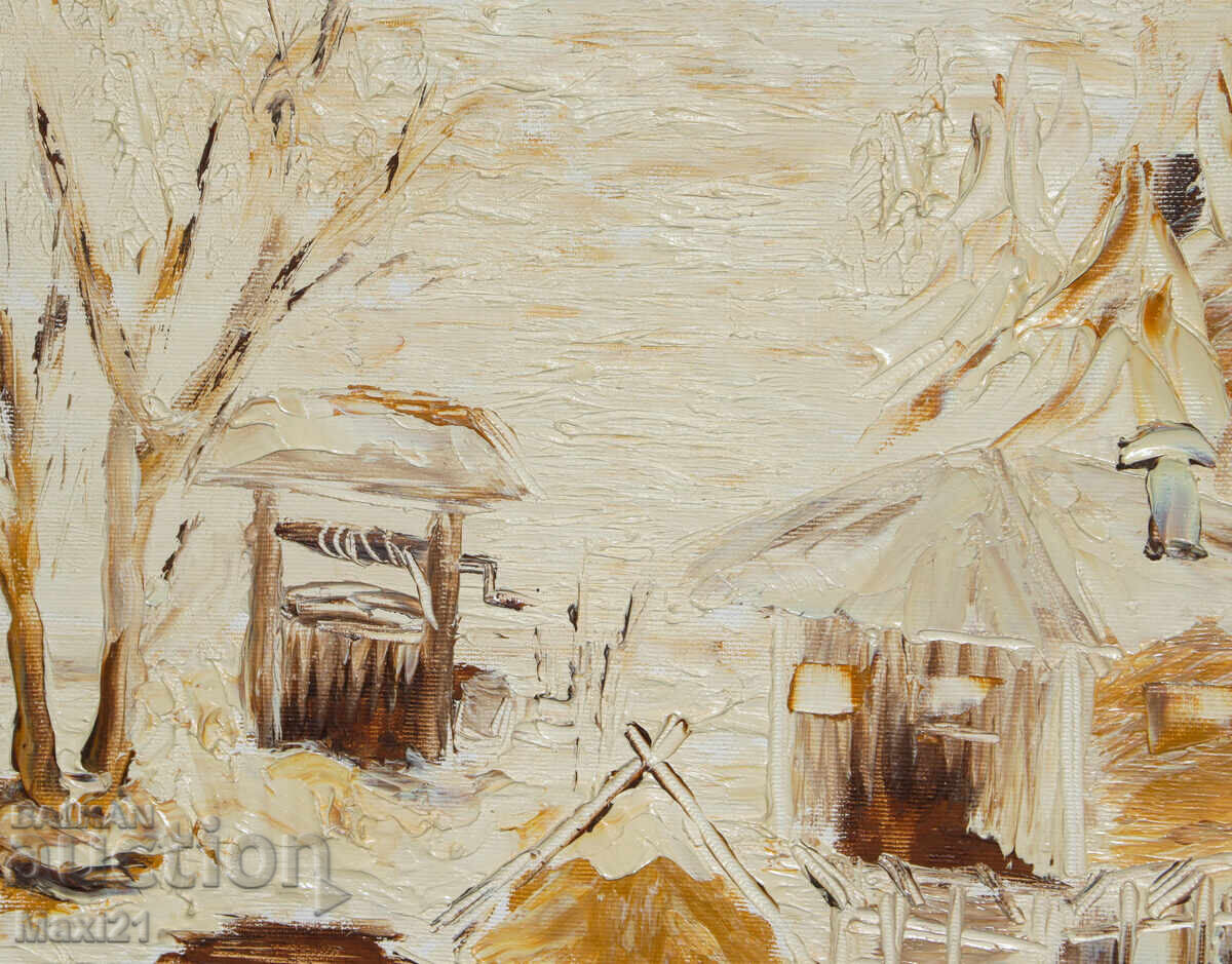 Oil painting, genre scene - 5