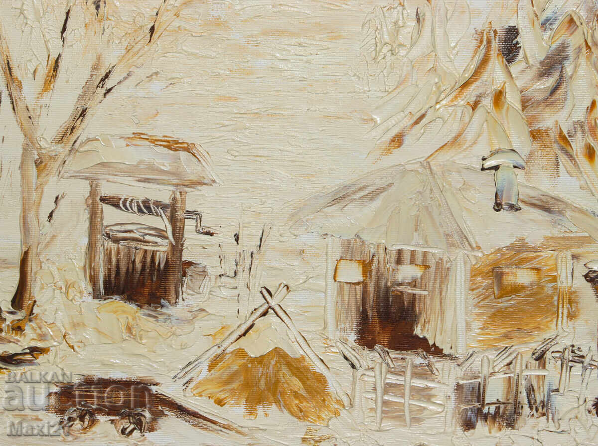 Oil painting, genre scene - 6