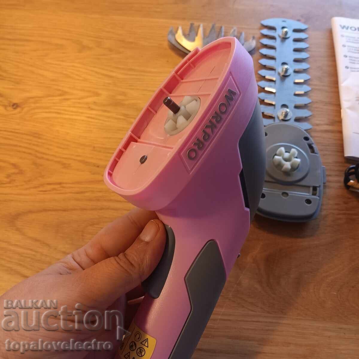 Rechargeable Grass and Shrub Shear 2-in-1, 7.2V - 5