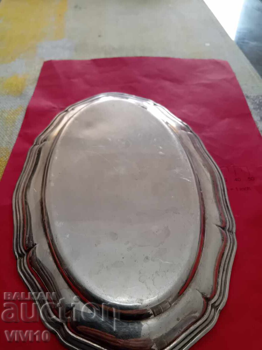 Ασημένιο πιατέλο αντίκα D.B.E με τιμή € 15.00 | 29.34 BGN