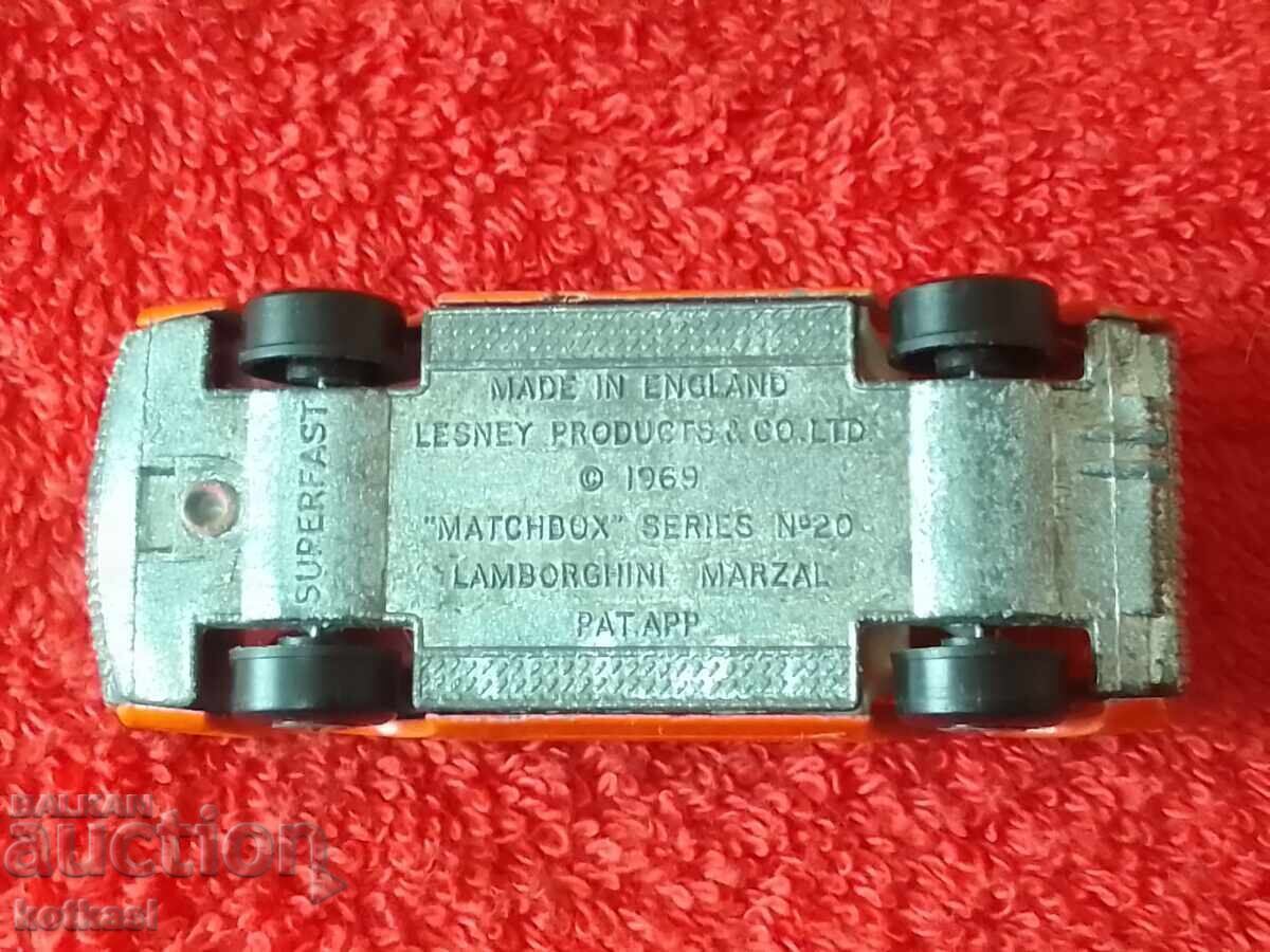 Old model LAMBORGHINI MARZAL MATCHBOX ENGLAND LESNEY quality - 7