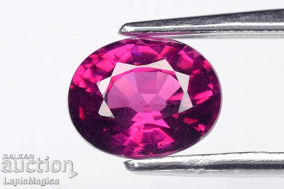 Violet Rhodolite Garnet 1.20ct Oval Cut