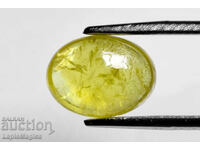Жълт гросуларен гранат 1.68ct Овален кабошон