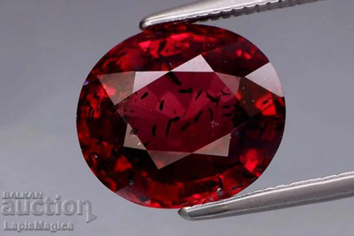 Ροδολίτης γρανάτης 4.73ct οβάλ κοπή Ροδολίτης γρανάτης 4.73ct οβάλ κοπή