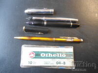 Old pens, ballpoint pens