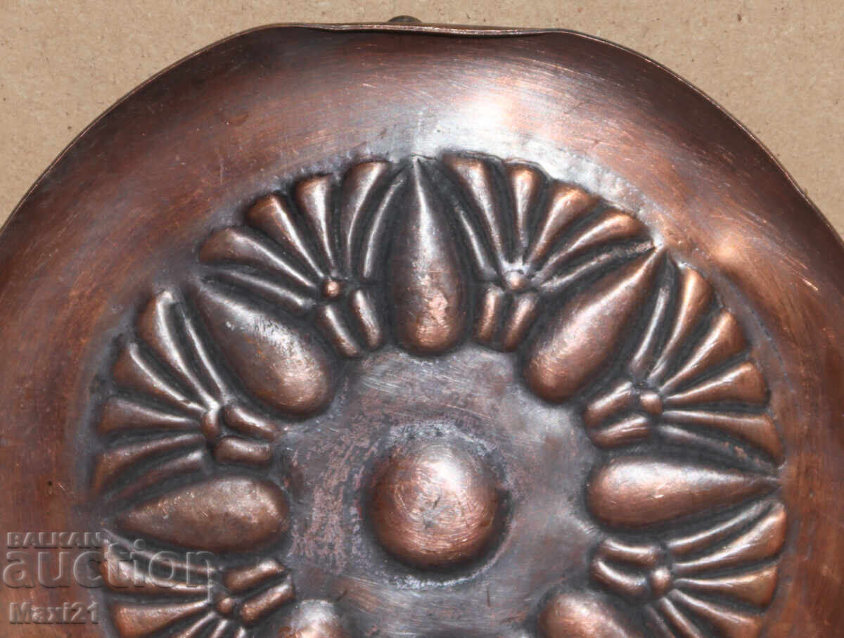 Παράδοση Χειροποίητο χάλκινο διακοσμητικό πιάτο τοίχου