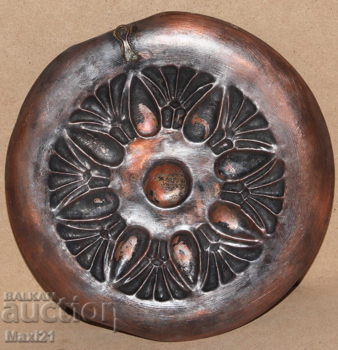 Χειροποίητο χάλκινο διακοσμητικό πιάτο τοίχου - 7