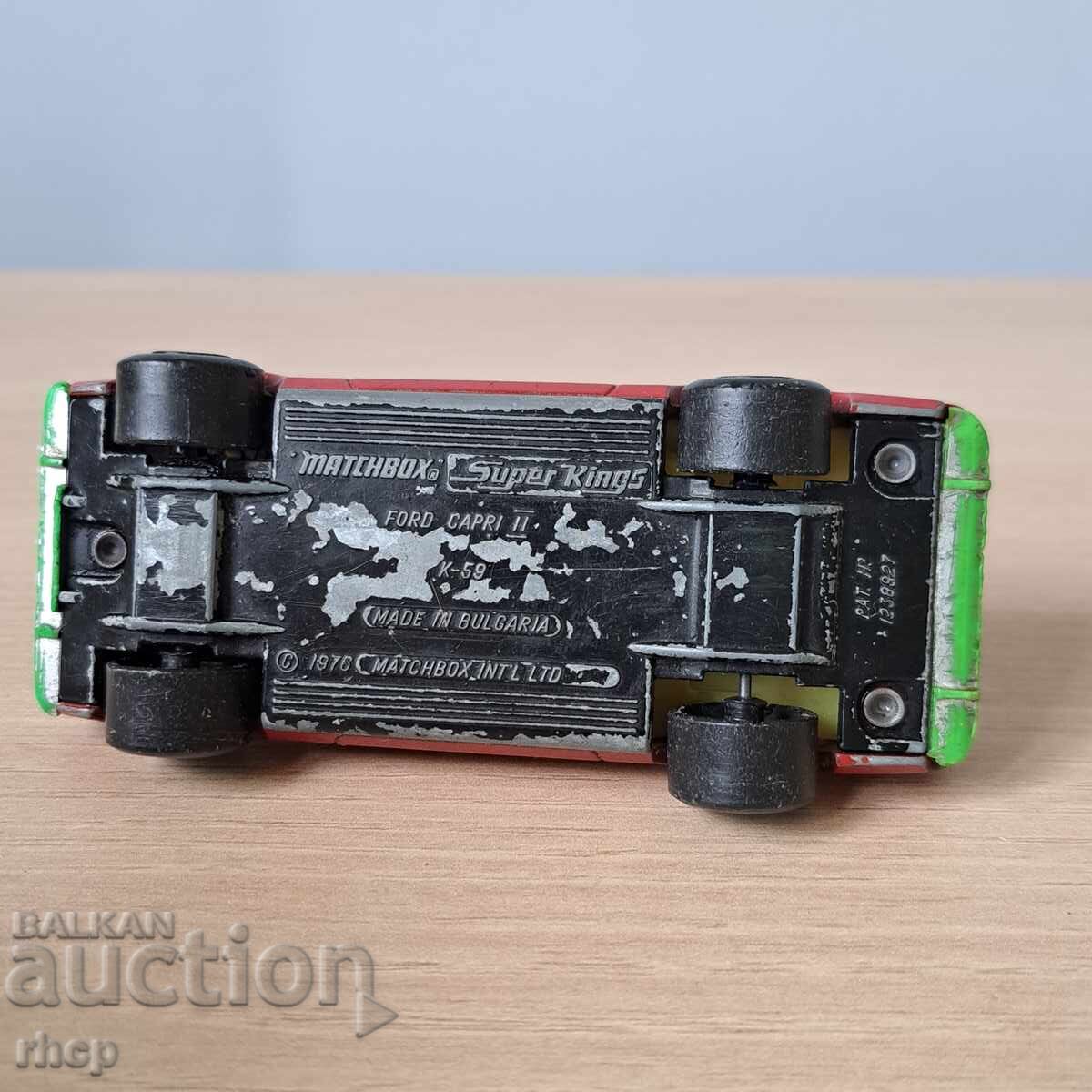 1976 FORD CAPRI II MATCHBOX - BULGARIA BG Matchbox - 7 1976 FORD CAPRI II MATCHBOX - BULGARIA BG Matchbox - 7