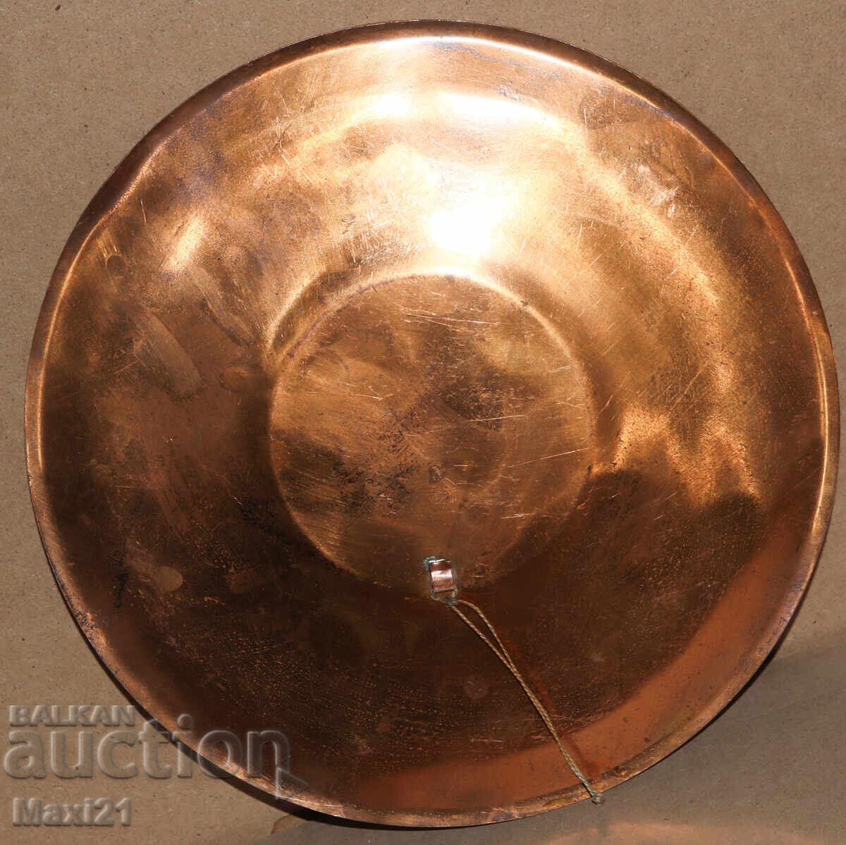 Handmade Islamic Copper Tray Decoration - 6