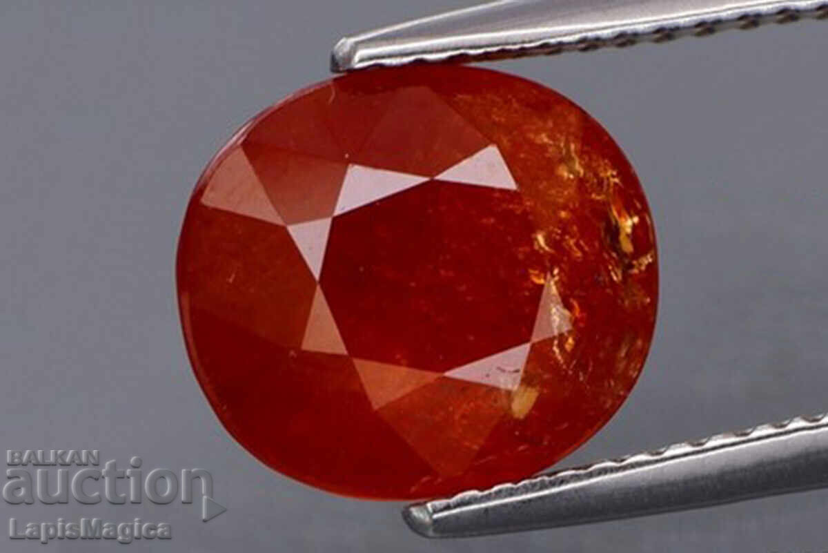 Спесартин гранат 7.90ct 10.8mm кръгла шлифовка Спесартин гранат 7.90ct 10.8mm кръгла шлифовка