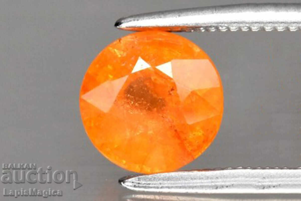 Спесартин гранат 1.44ct 6.5mm кръгла шлифовка