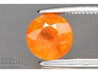 Σπεσσαρτίνη γρανάτης 1.44ct 6.5mm στρογγυλή κοπή