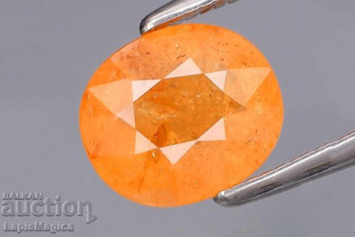 Spessartine garnet 1.97ct with oval cut