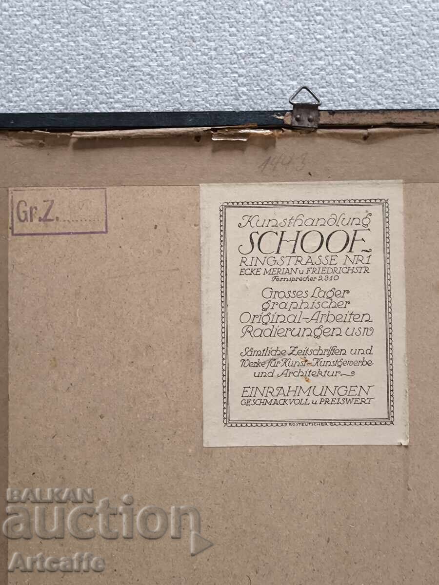 Χανς Τόμα (1839 - 1924) Χαλκογραφία - 5 Χανς Τόμα (1839 - 1924) Χαλκογραφία - 5