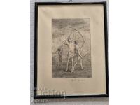 Χανς Τόμα (1839 - 1924) Χαλκογραφία