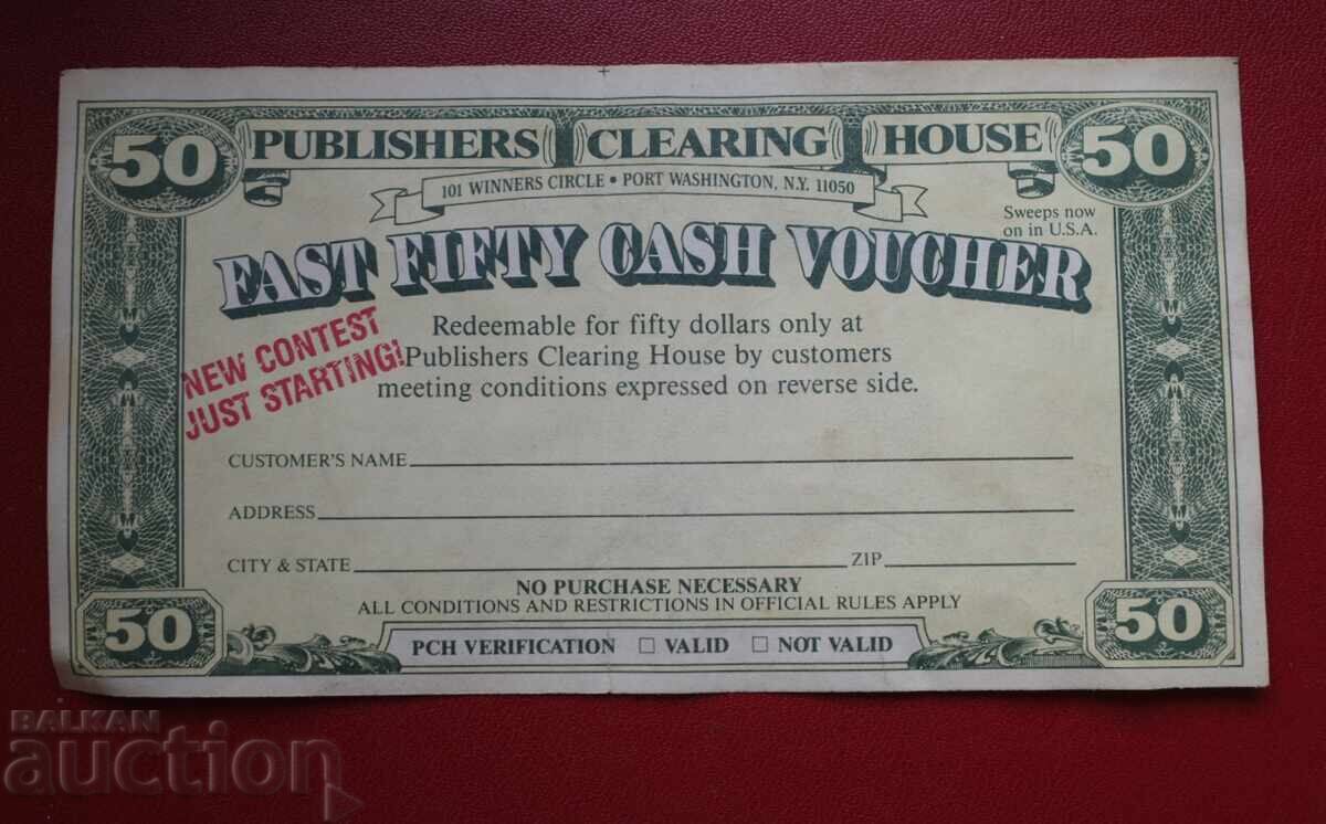 50 $ with price 20.00 BGN | € 10.23 50 $ with price 20.00 BGN | € 10.23