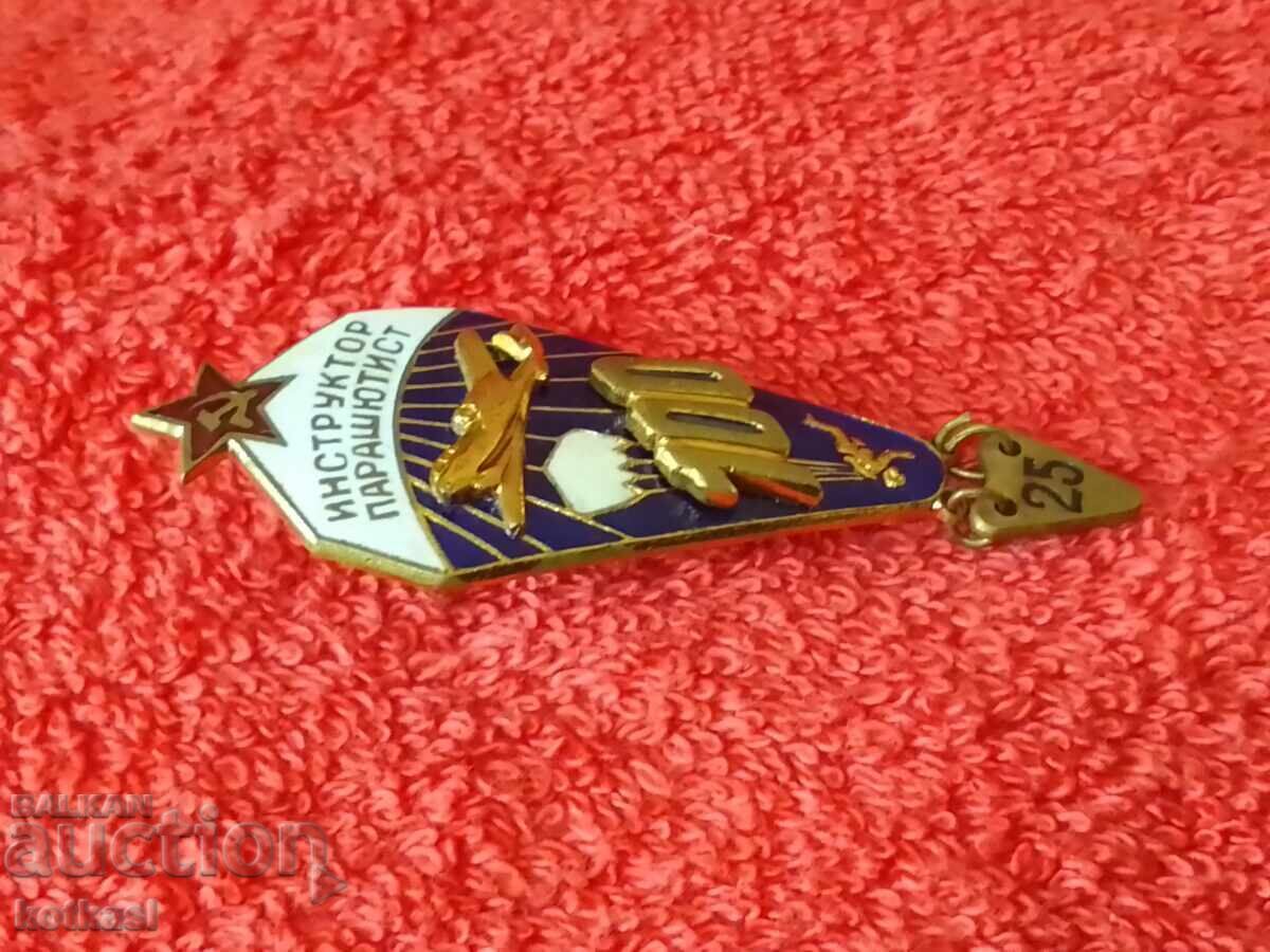 Star Military Bronze Badge Enamel Instructor Paratrooper Quality - 7 Star Military Bronze Badge Enamel Instructor Paratrooper Quality - 7