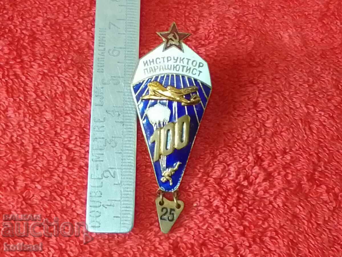 Star Military Bronze Badge Enamel Instructor Paratrooper Quality Star Military Bronze Badge Enamel Instructor Paratrooper Quality
