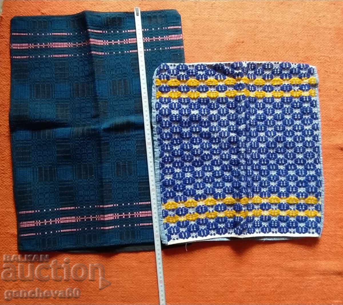 Delivery of Two hand-woven pillowcases