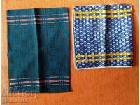 Două fețe de pernă țesute manual