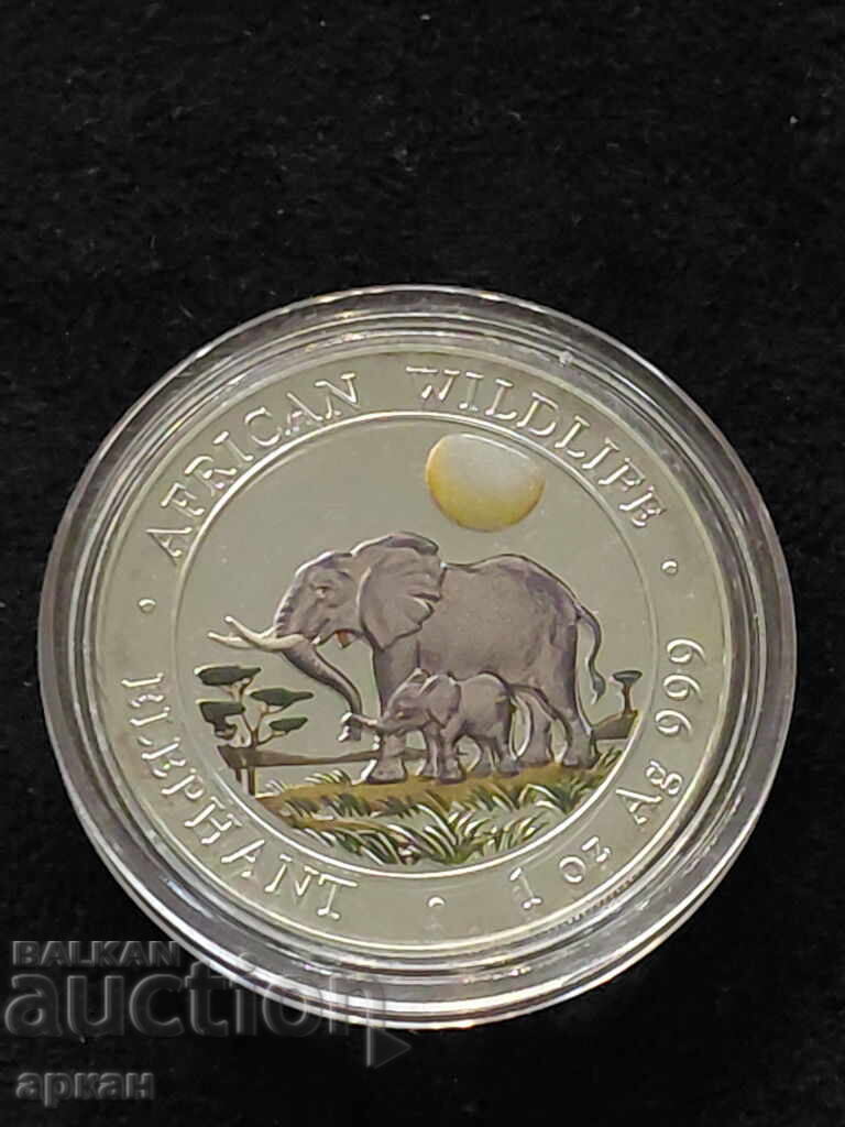 Сребърна унция 1oz Ag999 2011 Сомалия 100 шилинга