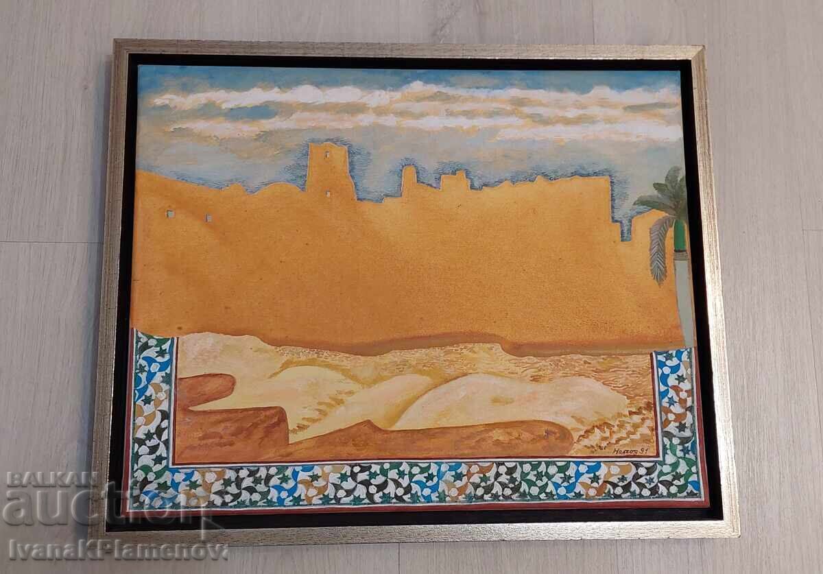 Painting frame wooden 55cm 45cm for connoisseurs Painting frame wooden 55cm 45cm for connoisseurs