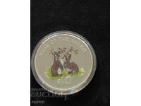 Ασημένια ουγγιά 1oz Ag999 10 $ 2011 Νήσοι Κουκ