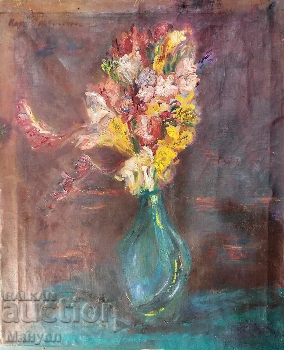 Πίνακας "Βάζο με λουλούδια" με τιμή 250.00 BGN | € 127.82