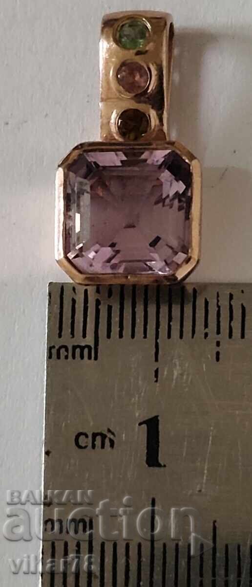 Delivery of Gold-plated Silver Pendant