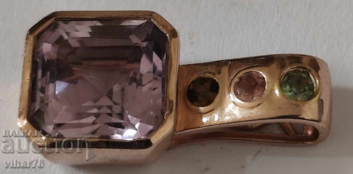 Gold-plated Silver Pendant - 5