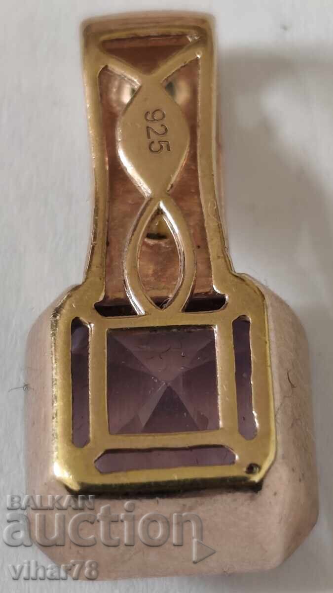 Gold-plated Silver Pendant - 6