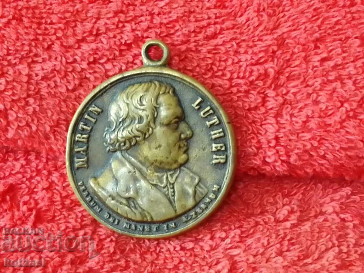Star Medal Martin Luther Germany massive bronze with price 185.00 BGN | € 94.59
