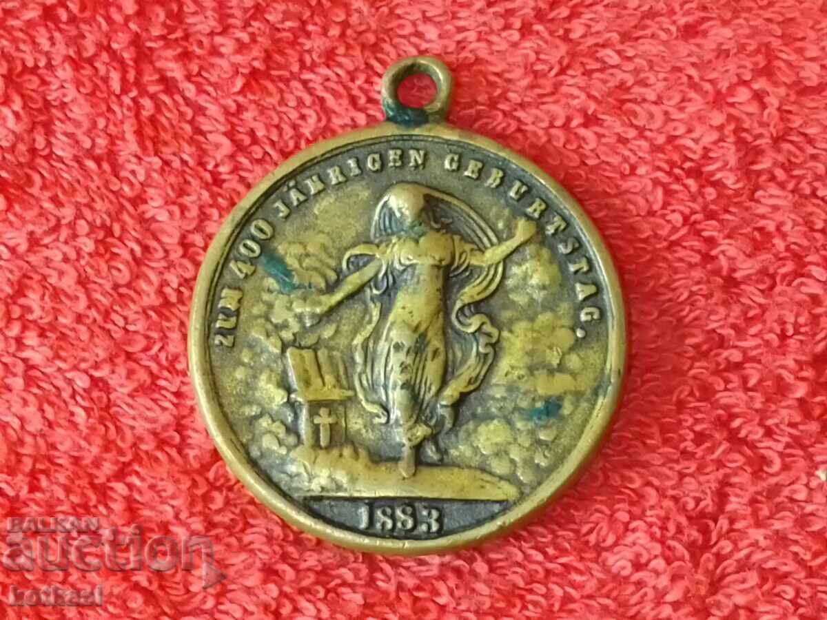 Delivery of Star Medal Martin Luther Germany massive bronze