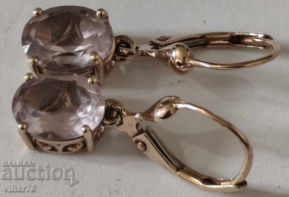 Gold-plated silver earrings with price € 39.99 | 78.21 BGN