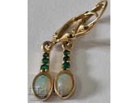 Gold-plated silver earrings