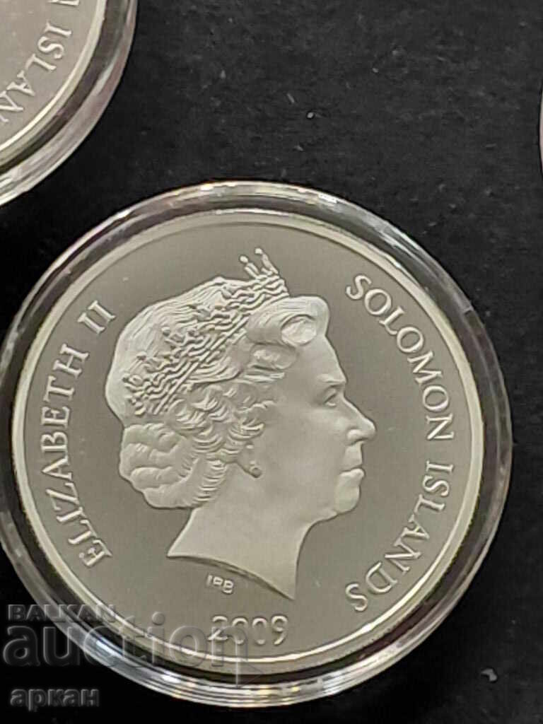 Δημοπρασία 1 $ 2009 Νήσοι Σολομώντα -3 τεμάχια Δημοπρασία 1 $ 2009 Νήσοι Σολομώντα -3 τεμάχια