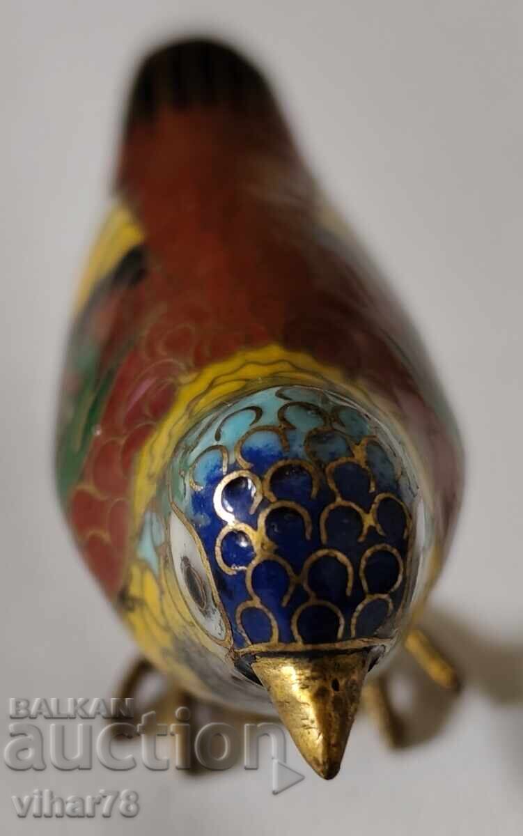 Bronze enameled figure - 6 Bronze enameled figure - 6