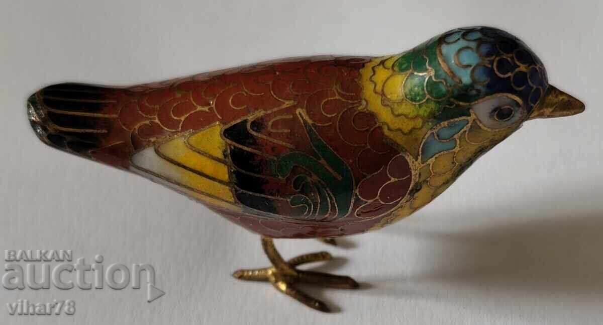 Bronze enameled figure - 7 Bronze enameled figure - 7