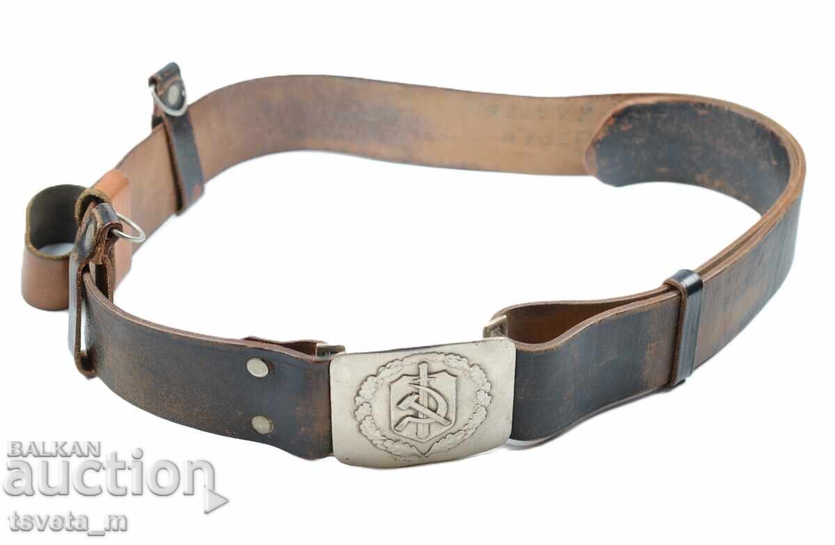 Licitație Centură din piele Miliția Populară R.P.B. soc Licitație Centură din piele Miliția Populară R.P.B. soc