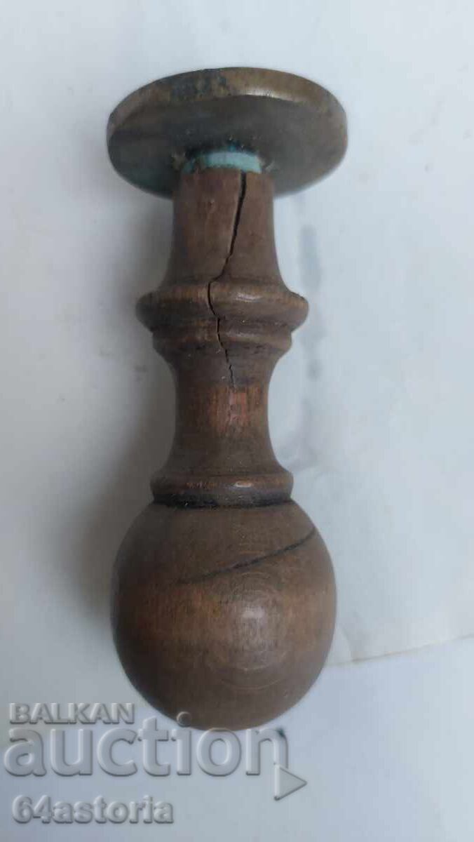 Εκτύπωση, έμβλημα, βασιλικό, ορείχαλκος - 6