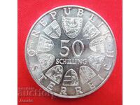 50 Shilling Austria Silver 1970 PROOF QUALITY-FOR COLLECTION-