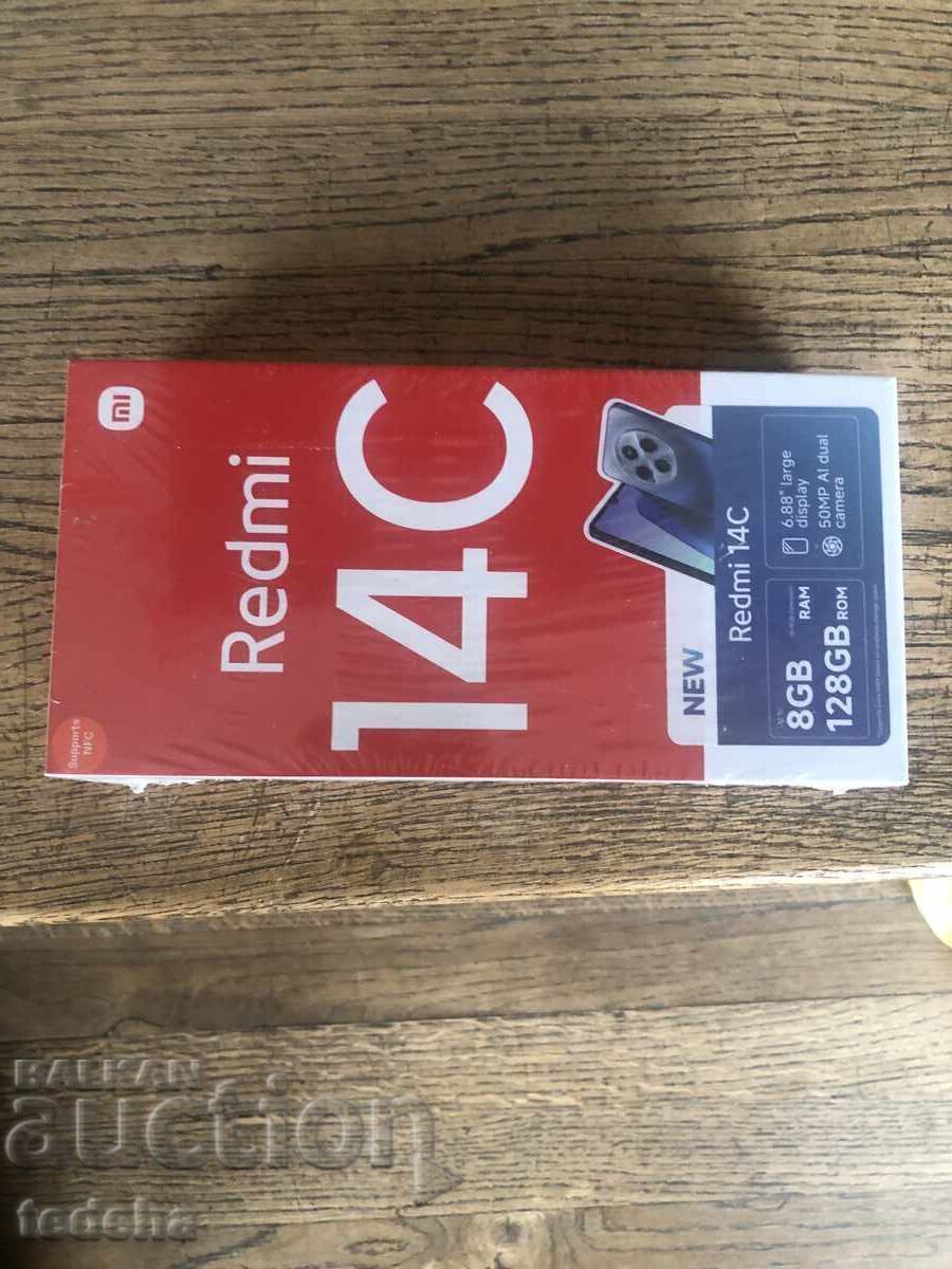 GSM SMARTPHONE XIAOMI REDMI 14C 128GB RAM 4GB NEW SEALED with price 111.00 BGN | € 56.75 GSM SMARTPHONE XIAOMI REDMI 14C 128GB RAM 4GB NEW SEALED with price 111.00 BGN | € 56.75