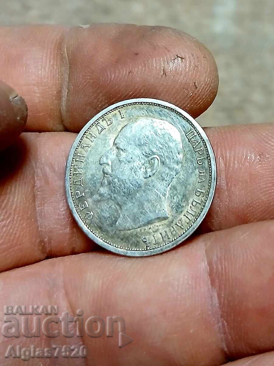 Licitație 1 BGN 1913 / argint /