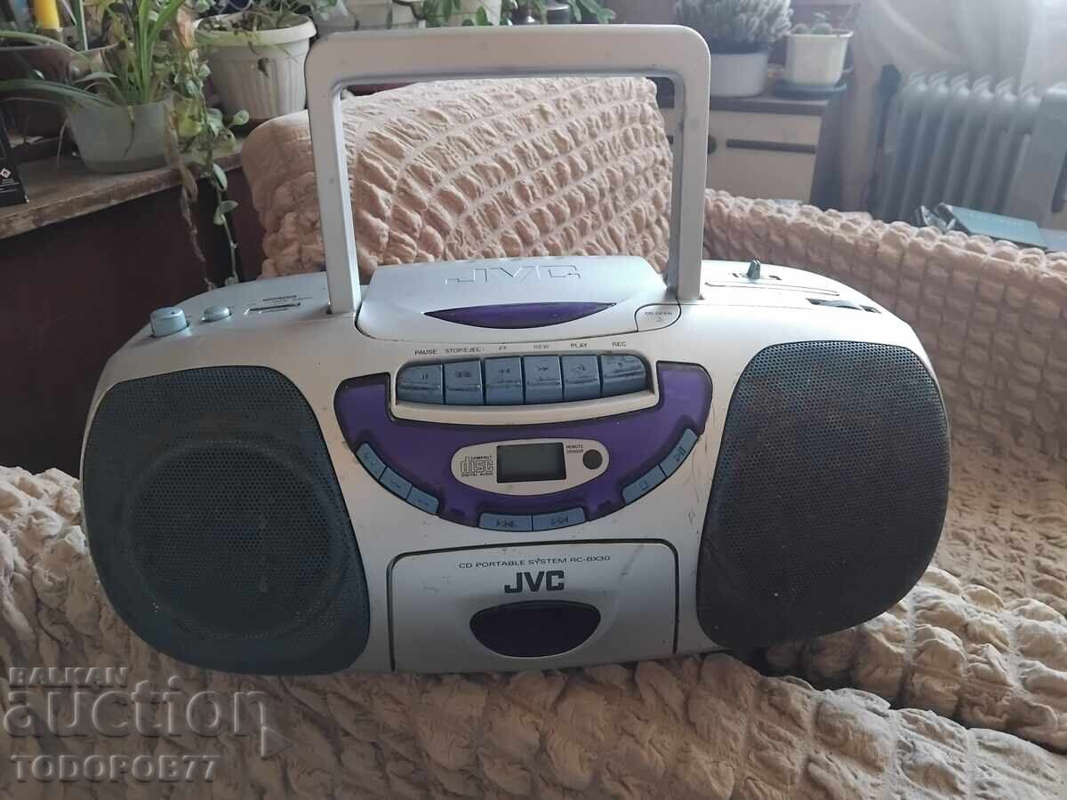 Παλιό κασετόφωνο JVC με τιμή 18.00 BGN | € 9.20 Παλιό κασετόφωνο JVC με τιμή 18.00 BGN | € 9.20