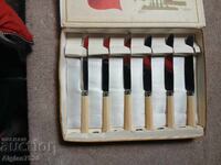 Комплект ножове от неръждавейка- Русия