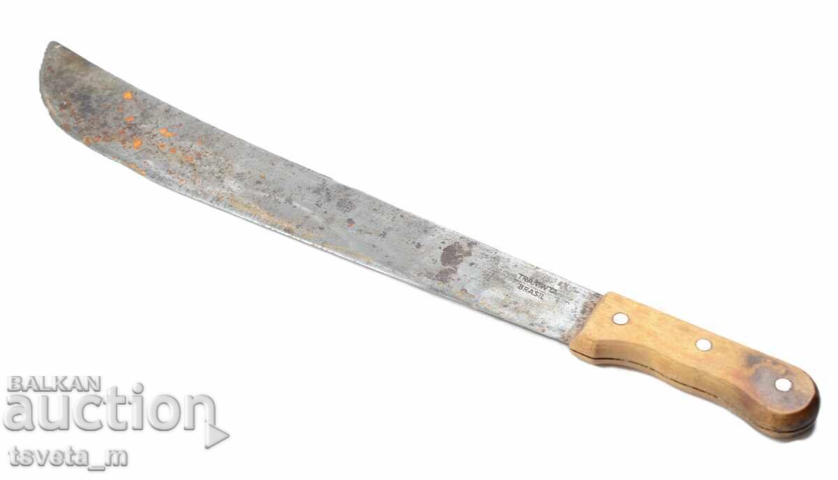 Αρχικό, παλαιό μαχαίρι (ματσέτα) Βραζιλίας Αρχικό, παλαιό μαχαίρι (ματσέτα) Βραζιλίας